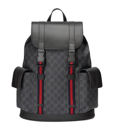 gucci backpack cheap for mens|gucci print backpack for men.